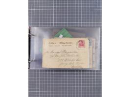 1891/1931, Sammlung “DASP LINIE HAMBURG-NEW YORK I-XXII” mit ca. 160 Briefen, Karten und GSK, dabei u.a. drei Bedarfsbelege a