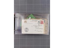 1891/1931, Sammlung “DASP LINIE HAMBURG-NEW YORK I-XXII” mit ca. 160 Briefen, Karten und GSK, dabei u.a. drei Bedarfsbelege a