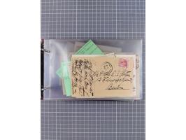 1891/1931, Sammlung “DASP LINIE HAMBURG-NEW YORK I-XXII” mit ca. 160 Briefen, Karten und GSK, dabei u.a. drei Bedarfsbelege a