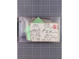 1891/1931, Sammlung “DASP LINIE HAMBURG-NEW YORK I-XXII” mit ca. 160 Briefen, Karten und GSK, dabei u.a. drei Bedarfsbelege a