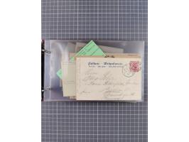 1891/1931, Sammlung “DASP LINIE HAMBURG-NEW YORK I-XXII” mit ca. 160 Briefen, Karten und GSK, dabei u.a. drei Bedarfsbelege a