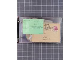 1891/1931, Sammlung “DASP LINIE HAMBURG-NEW YORK I-XXII” mit ca. 160 Briefen, Karten und GSK, dabei u.a. drei Bedarfsbelege a