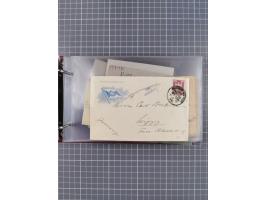 1891/1931, Sammlung “DASP LINIE HAMBURG-NEW YORK I-XXII” mit ca. 160 Briefen, Karten und GSK, dabei u.a. drei Bedarfsbelege a