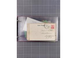 1891/1931, Sammlung “DASP LINIE HAMBURG-NEW YORK I-XXII” mit ca. 160 Briefen, Karten und GSK, dabei u.a. drei Bedarfsbelege a