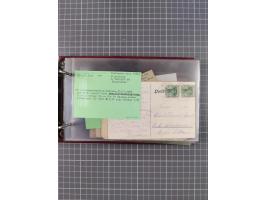 1891/1931, Sammlung “DASP LINIE HAMBURG-NEW YORK I-XXII” mit ca. 160 Briefen, Karten und GSK, dabei u.a. drei Bedarfsbelege a