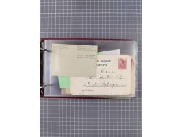 1891/1931, Sammlung “DASP LINIE HAMBURG-NEW YORK I-XXII” mit ca. 160 Briefen, Karten und GSK, dabei u.a. drei Bedarfsbelege a