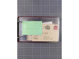 1891/1931, Sammlung “DASP LINIE HAMBURG-NEW YORK I-XXII” mit ca. 160 Briefen, Karten und GSK, dabei u.a. drei Bedarfsbelege a