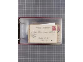 1891/1931, Sammlung “DASP LINIE HAMBURG-NEW YORK I-XXII” mit ca. 160 Briefen, Karten und GSK, dabei u.a. drei Bedarfsbelege a