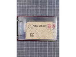 1891/1931, Sammlung “DASP LINIE HAMBURG-NEW YORK I-XXII” mit ca. 160 Briefen, Karten und GSK, dabei u.a. drei Bedarfsbelege a