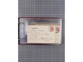 1891/1931, Sammlung “DASP LINIE HAMBURG-NEW YORK I-XXII” mit ca. 160 Briefen, Karten und GSK, dabei u.a. drei Bedarfsbelege a