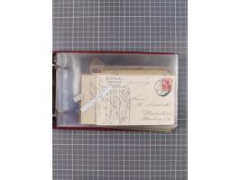 1891/1931, Sammlung “DASP LINIE HAMBURG-NEW YORK I-XXII” mit ca. 160 Briefen, Karten und GSK, dabei u.a. drei Bedarfsbelege a