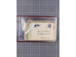 1891/1931, Sammlung “DASP LINIE HAMBURG-NEW YORK I-XXII” mit ca. 160 Briefen, Karten und GSK, dabei u.a. drei Bedarfsbelege a