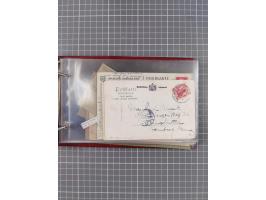 1891/1931, Sammlung “DASP LINIE HAMBURG-NEW YORK I-XXII” mit ca. 160 Briefen, Karten und GSK, dabei u.a. drei Bedarfsbelege a