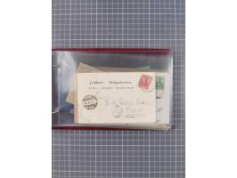 1891/1931, Sammlung “DASP LINIE HAMBURG-NEW YORK I-XXII” mit ca. 160 Briefen, Karten und GSK, dabei u.a. drei Bedarfsbelege a