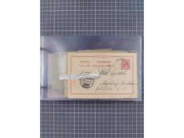 1891/1931, Sammlung “DASP LINIE HAMBURG-NEW YORK I-XXII” mit ca. 160 Briefen, Karten und GSK, dabei u.a. drei Bedarfsbelege a