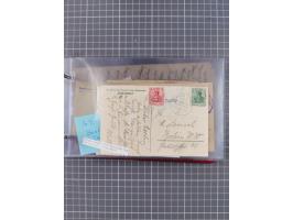 1891/1931, Sammlung “DASP LINIE HAMBURG-NEW YORK I-XXII” mit ca. 160 Briefen, Karten und GSK, dabei u.a. drei Bedarfsbelege a