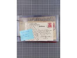 1891/1931, Sammlung “DASP LINIE HAMBURG-NEW YORK I-XXII” mit ca. 160 Briefen, Karten und GSK, dabei u.a. drei Bedarfsbelege a