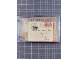 1891/1931, Sammlung “DASP LINIE HAMBURG-NEW YORK I-XXII” mit ca. 160 Briefen, Karten und GSK, dabei u.a. drei Bedarfsbelege a