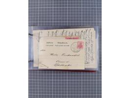 1891/1931, Sammlung “DASP LINIE HAMBURG-NEW YORK I-XXII” mit ca. 160 Briefen, Karten und GSK, dabei u.a. drei Bedarfsbelege a