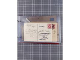 1891/1931, Sammlung “DASP LINIE HAMBURG-NEW YORK I-XXII” mit ca. 160 Briefen, Karten und GSK, dabei u.a. drei Bedarfsbelege a