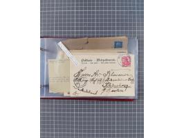 1891/1931, Sammlung “DASP LINIE HAMBURG-NEW YORK I-XXII” mit ca. 160 Briefen, Karten und GSK, dabei u.a. drei Bedarfsbelege a