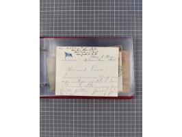 1891/1931, Sammlung “DASP LINIE HAMBURG-NEW YORK I-XXII” mit ca. 160 Briefen, Karten und GSK, dabei u.a. drei Bedarfsbelege a