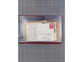 1891/1931, Sammlung “DASP LINIE HAMBURG-NEW YORK I-XXII” mit ca. 160 Briefen, Karten und GSK, dabei u.a. drei Bedarfsbelege a