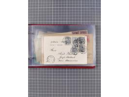 1891/1931, Sammlung “DASP LINIE HAMBURG-NEW YORK I-XXII” mit ca. 160 Briefen, Karten und GSK, dabei u.a. drei Bedarfsbelege a