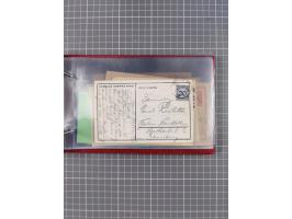 1891/1931, Sammlung “DASP LINIE HAMBURG-NEW YORK I-XXII” mit ca. 160 Briefen, Karten und GSK, dabei u.a. drei Bedarfsbelege a