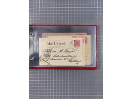 1891/1931, Sammlung “DASP LINIE HAMBURG-NEW YORK I-XXII” mit ca. 160 Briefen, Karten und GSK, dabei u.a. drei Bedarfsbelege a