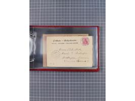 1891/1931, Sammlung “DASP LINIE HAMBURG-NEW YORK I-XXII” mit ca. 160 Briefen, Karten und GSK, dabei u.a. drei Bedarfsbelege a