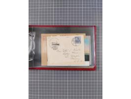 1891/1931, Sammlung “DASP LINIE HAMBURG-NEW YORK I-XXII” mit ca. 160 Briefen, Karten und GSK, dabei u.a. drei Bedarfsbelege a