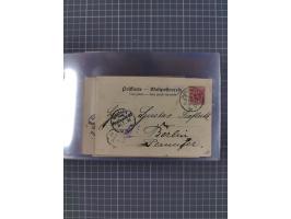 1891/1931, Sammlung “DASP LINIE HAMBURG-NEW YORK I-XXII” mit ca. 160 Briefen, Karten und GSK, dabei u.a. drei Bedarfsbelege a