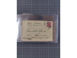 1891/1931, Sammlung “DASP LINIE HAMBURG-NEW YORK I-XXII” mit ca. 160 Briefen, Karten und GSK, dabei u.a. drei Bedarfsbelege a