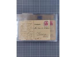 1891/1931, Sammlung “DASP LINIE HAMBURG-NEW YORK I-XXII” mit ca. 160 Briefen, Karten und GSK, dabei u.a. drei Bedarfsbelege a