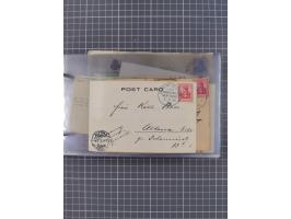 1891/1931, Sammlung “DASP LINIE HAMBURG-NEW YORK I-XXII” mit ca. 160 Briefen, Karten und GSK, dabei u.a. drei Bedarfsbelege a