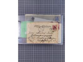 1891/1931, Sammlung “DASP LINIE HAMBURG-NEW YORK I-XXII” mit ca. 160 Briefen, Karten und GSK, dabei u.a. drei Bedarfsbelege a