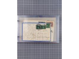 1891/1931, Sammlung “DASP LINIE HAMBURG-NEW YORK I-XXII” mit ca. 160 Briefen, Karten und GSK, dabei u.a. drei Bedarfsbelege a