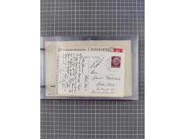 1891/1931, Sammlung “DASP LINIE HAMBURG-NEW YORK I-XXII” mit ca. 160 Briefen, Karten und GSK, dabei u.a. drei Bedarfsbelege a