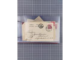 1891/1931, Sammlung “DASP LINIE HAMBURG-NEW YORK I-XXII” mit ca. 160 Briefen, Karten und GSK, dabei u.a. drei Bedarfsbelege a