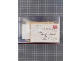 1891/1931, Sammlung “DASP LINIE HAMBURG-NEW YORK I-XXII” mit ca. 160 Briefen, Karten und GSK, dabei u.a. drei Bedarfsbelege a