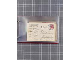 1891/1931, Sammlung “DASP LINIE HAMBURG-NEW YORK I-XXII” mit ca. 160 Briefen, Karten und GSK, dabei u.a. drei Bedarfsbelege a