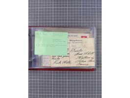 1891/1931, Sammlung “DASP LINIE HAMBURG-NEW YORK I-XXII” mit ca. 160 Briefen, Karten und GSK, dabei u.a. drei Bedarfsbelege a