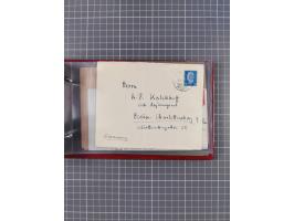 1891/1931, Sammlung “DASP LINIE HAMBURG-NEW YORK I-XXII” mit ca. 160 Briefen, Karten und GSK, dabei u.a. drei Bedarfsbelege a