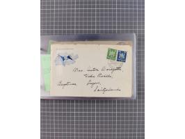 1924/39, Sammlung “DASP LINIE HAMBURG-NEW YORK A-E” und Stempel “D. DEUTSCHLAND bis D.NEW YORK” mit ca. 55 Briefen, Karten un