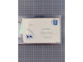 1924/39, Sammlung “DASP LINIE HAMBURG-NEW YORK A-E” und Stempel “D. DEUTSCHLAND bis D.NEW YORK” mit ca. 55 Briefen, Karten un