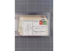 1924/39, Sammlung “DASP LINIE HAMBURG-NEW YORK A-E” und Stempel “D. DEUTSCHLAND bis D.NEW YORK” mit ca. 55 Briefen, Karten un