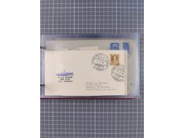 1924/39, Sammlung “DASP LINIE HAMBURG-NEW YORK A-E” und Stempel “D. DEUTSCHLAND bis D.NEW YORK” mit ca. 55 Briefen, Karten un