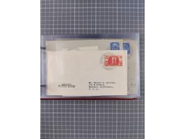 1924/39, Sammlung “DASP LINIE HAMBURG-NEW YORK A-E” und Stempel “D. DEUTSCHLAND bis D.NEW YORK” mit ca. 55 Briefen, Karten un