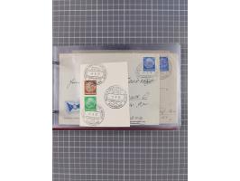 1924/39, Sammlung “DASP LINIE HAMBURG-NEW YORK A-E” und Stempel “D. DEUTSCHLAND bis D.NEW YORK” mit ca. 55 Briefen, Karten un